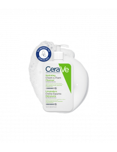 CERAVE GEL LIMPIADOR CREAM TO FOAM 1 ENVASE 473 ML