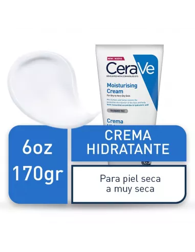 Cerave Crema Hidratante Piel Seca 1 Envase 170 G
