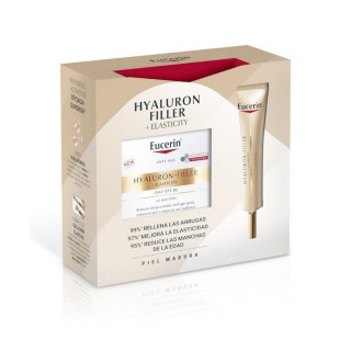 EUCERIN HYALURON FILLER ELASTICITY PACK FORMATO AHORRO CREMA DIA SPF30 Y CONTORNO ELASTICITY