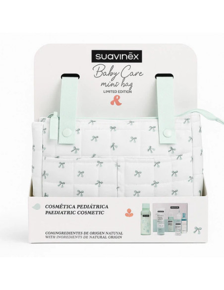 Suavinex Canastilla Baby Care Mini Bag Set Color Verde