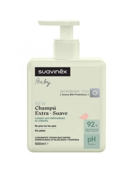 SUAVINEX BABY CHAMPU EXTRA-SUAVE 1 BOTELLA 500 ML