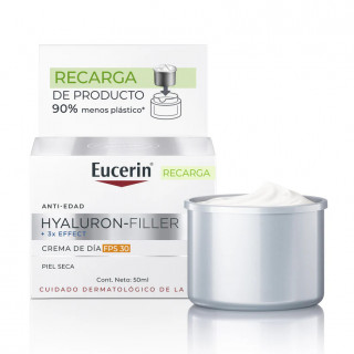 EUCERIN ANTIEDAD HYALURON FILLER DIA FPS30 1 ENVASE 50 ML REPUESTO