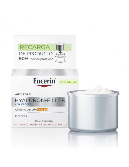 Eucerin Antiedad Hyaluron Filler Dia Fps30 1 Envase 50 Ml Repuesto