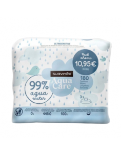 SUAVINEX TOALLITAS AQUA ULTRASENSITIVE 3 ENVASES 60...