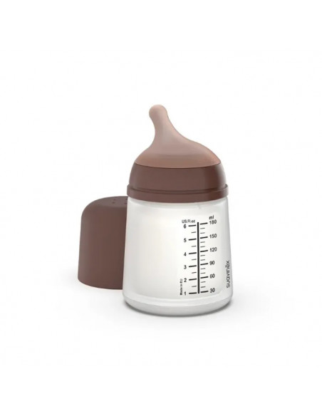 SUAVINEX BIBERON ANTICOLICO T SILICONA ADAPTABLE + 0 MESES 1 ENVASE 180 ML CARAMEL