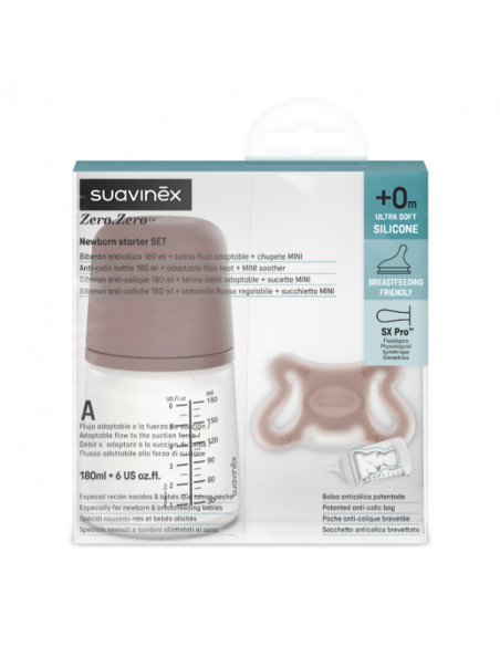 SUAVINEX ZERO ZERO NEWBORN STARTET SET OSCURO