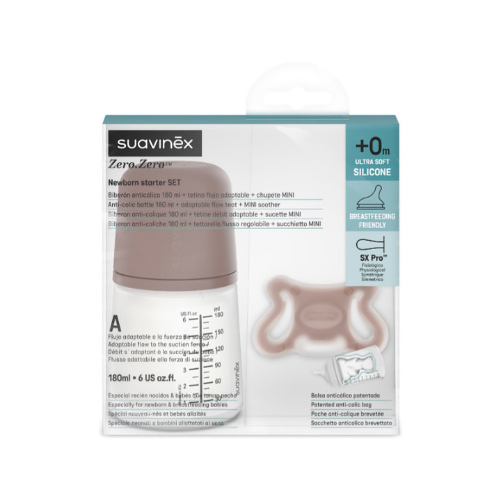 SUAVINEX ZERO ZERO NEWBORN STARTET SET OSCURO