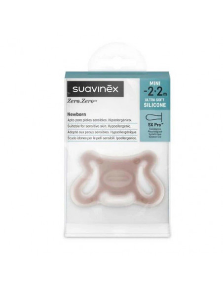 Suavinex Chupete Silicona Fisiologico Suavinex Sx Pro Zero-Zero -2 - 2 Meses 1 Unidad Caramel