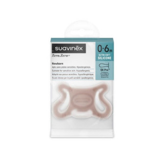SUAVINEX CHUPETE SILICONA FISIOLOGICO SX PRO ZERO-ZERO 0 - 6 MESES 1 UNIDAD CARAMEL