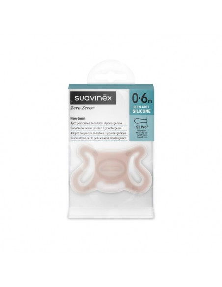 Suavinex Chupete Silicona Fisiologico Suavinex Sx Pro Zero-Zero 0 - 6 Meses 1 Unidad Almond