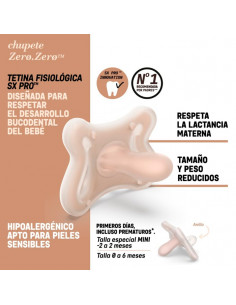 SUAVINEX CHUPETE SILICONA FISIOLOGICO SX PRO ZERO-ZERO 0... 2