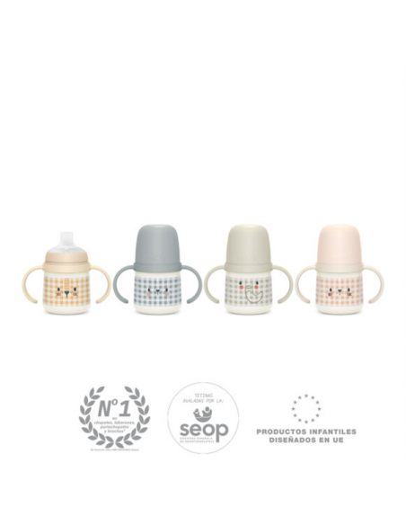 SUAVINEX BIBERON ENTRENA 150ML ASAS SILICONA 6M+