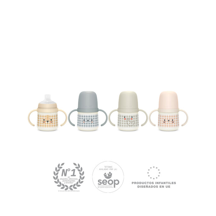 SUAVINEX BIBERON ENTRENA 150ML ASAS SILICONA 6M+