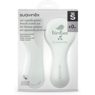SUAVINEX CEPILLO Y PEINE INFANTIL SOFT VERDE DECORADO