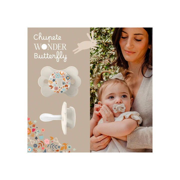 SUAVINEX PREMIUM CHUPETE FISIOLOGICO COUTURE TETINA SILICONA DE 0 A 6 MESES, 1 UNIDAD