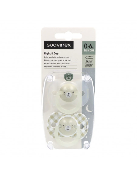 Suavinex Chupete Silicona T Fisiologica Suavinex Fusion 0-6 M 2 U