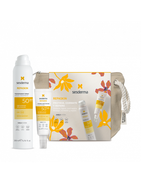 SESDERMA REPASKIN PACK TRANSPARENT SPRAY + FLUIDO INVISIBLE 50+