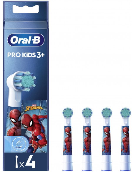 Oral-B Recambio Cepillo Dental Electrico Infantil Recambios Oral Spiderman 4 Recambios