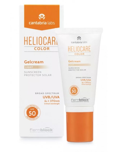 HELIOCARE 360º COLOR GEL CREAM COLOR LIGHT FPS 50 TEXTURA GEL CREAM FACIAL 50 ML PROTECTOR SOLAR