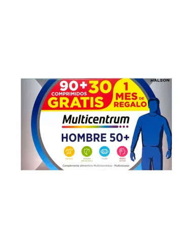 Multicentrum Hombre 50+ 90 Comprimidos + 30...