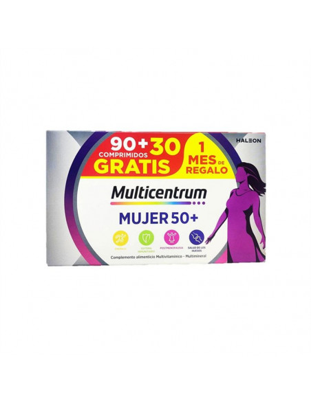 Multicentrum Mujer 50+ 90 Comprimidos + 30 Comprimidos Pack Promocional