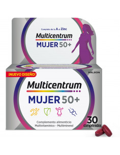MULTICENTRUM MUJER 50+ MULTIVITAMINICO Y MULTIMINERAL 30...