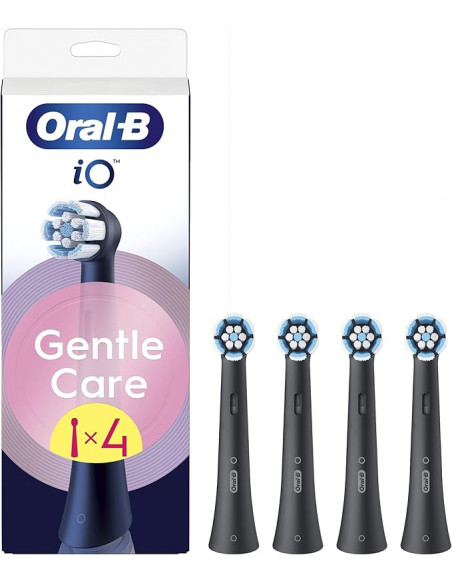 Oral-B Cepillo Dental Electrico Recambio Rec Io Ultimate Clean 4 Cabezales Color Negro Pack