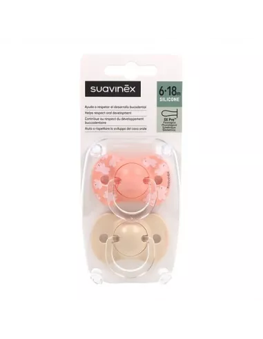 Suavinex Chupete Silicona Fisiologico 6-18 M 2...