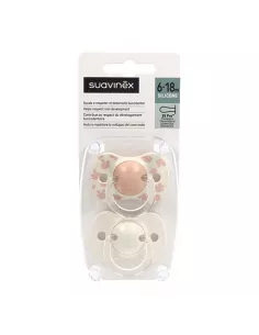 Suavinex Chupete Silicona Fisiologico 6-18 M 2 Unidades 2