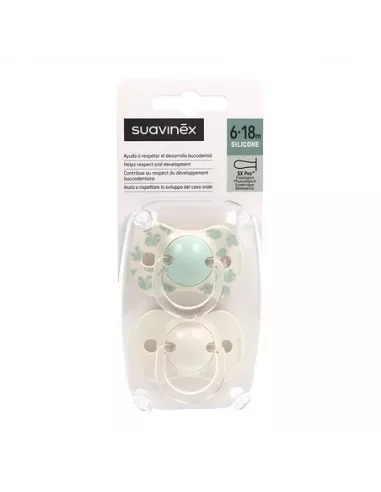 Suavinex Chupete Silicona Fisiologico 6-18 M 2...
