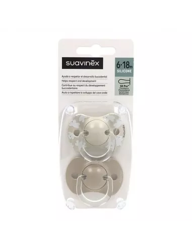 Suavinex Chupete Silicona Fisiologico 6-18 M 2...