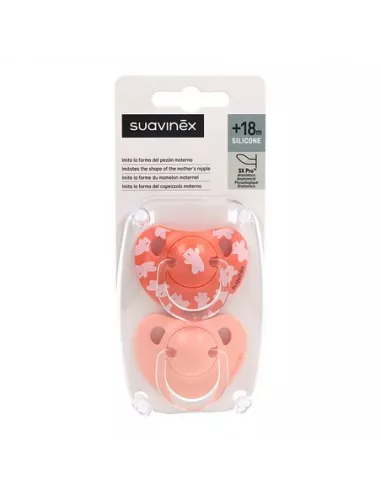 Suavinex Chupete Silicona Fisiologico 6-18 M 2...