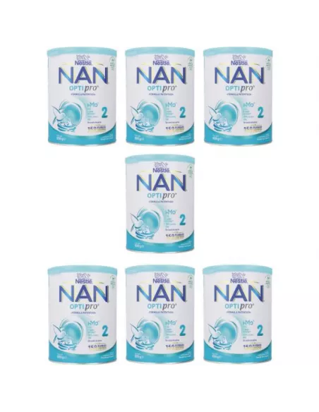 Pack Nestle Nan Optipro 2 800g (6+1 de regalo)