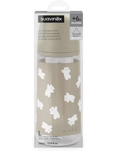 Suavinex Biberon Tetina Silicona Fisiologica...