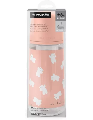 Suavinex Biberon Tetina Silicona Fisiologica...