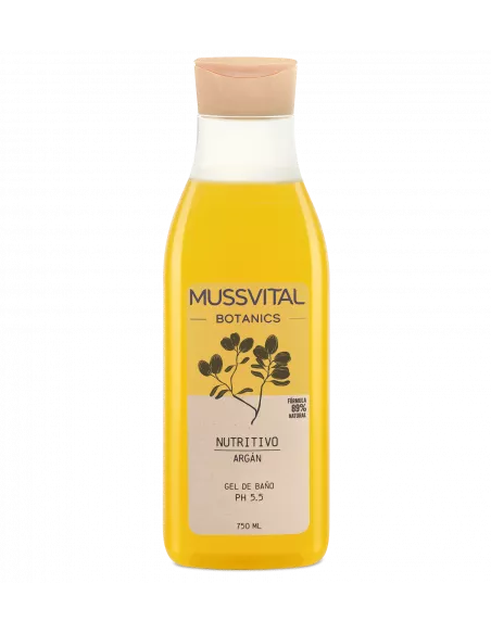 Mussvital Essentials Botanics Gel De Baño Argan 1 Envase 750 Ml