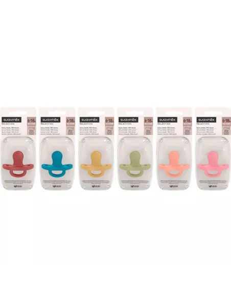 Suavinex Chupete Todosilicona Fisiologico 6-18 M 1 Unidad