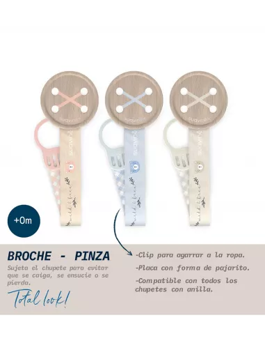 Suavinex Broche Redondo Con Cinta