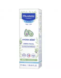 Mustela Bebe Hydra-Bebe Cara 40Ml, Refuerza La Barrera...