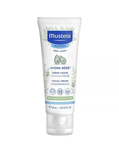 Mustela Bebe Hydra-Bebe Cara 40Ml, Refuerza La...
