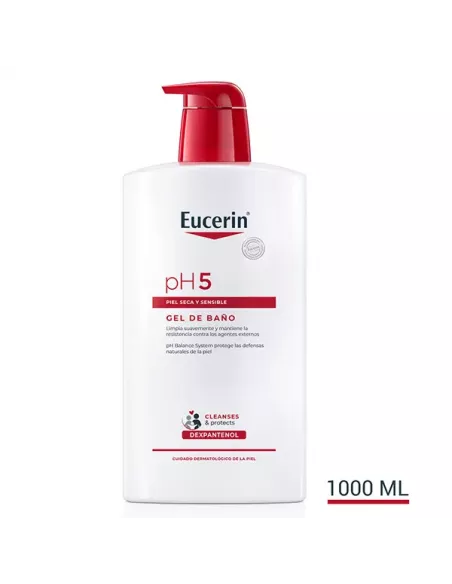 Eucerin Ph5 Skin-Protection Gel De Baño Piel Sensible Formato Ahorro 1000 Ml Bdf Beiersdorf