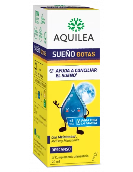 Aquilea Sueño Melatonina Gotas 30 Ml Descanso Avalado Findacion Estivil Sueño