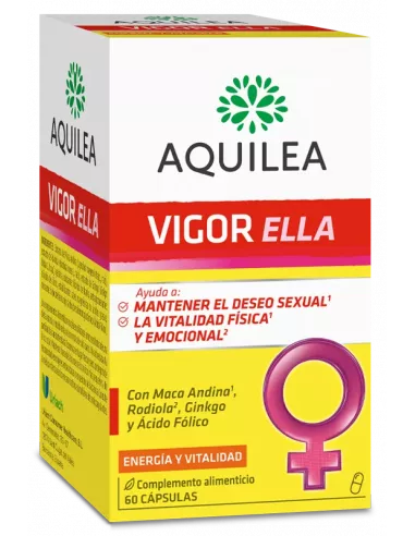 Aquilea Vigor Ella 60 Capsulas Maca Andina Y...