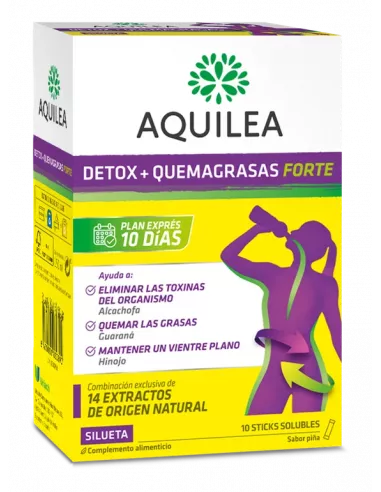 Aquilea Detox + Quemagrasas Plan Expres 10 Dias...