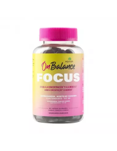 Aquilea Onbalance Focus 60 Gominolas Sabor Cereza