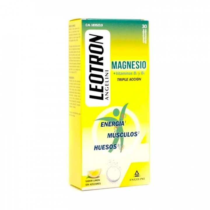 Leotron Magnesio Angelini 30 Comprimidos.