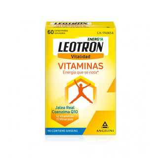 Leotron Vitaminas 60 Cápsulas Jalea Real.