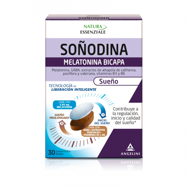 Angelini Natura Essenziale Soñodina 30 Comprimidos Bicapa.