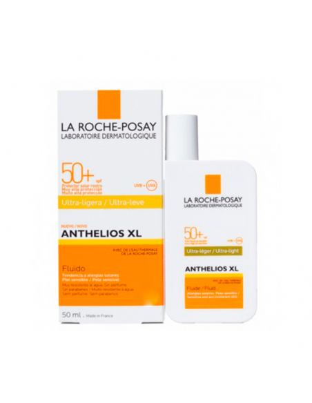 ANTHELIOS XL ULTRA LIGERA FLUIDO SIN PERFUME FPS 50+ TEXTURA FLUIDO FACIAL 50 ML PROTECCION SOLAR