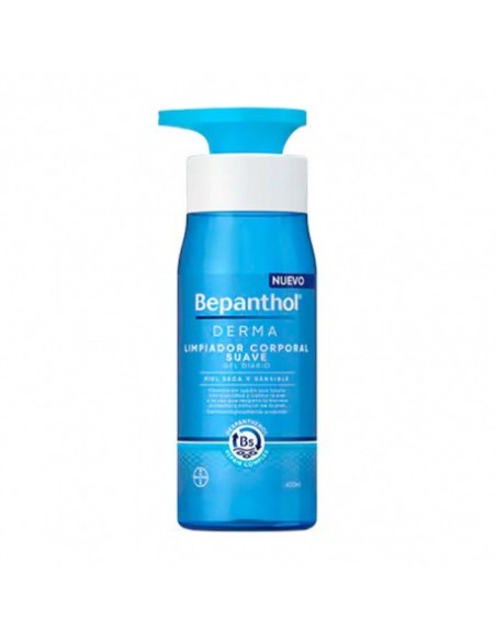 BEPANTHOL DERMA LIMPIADOR CORPORAL SUAVE GEL DIARIO PIEL SECA 400 ML